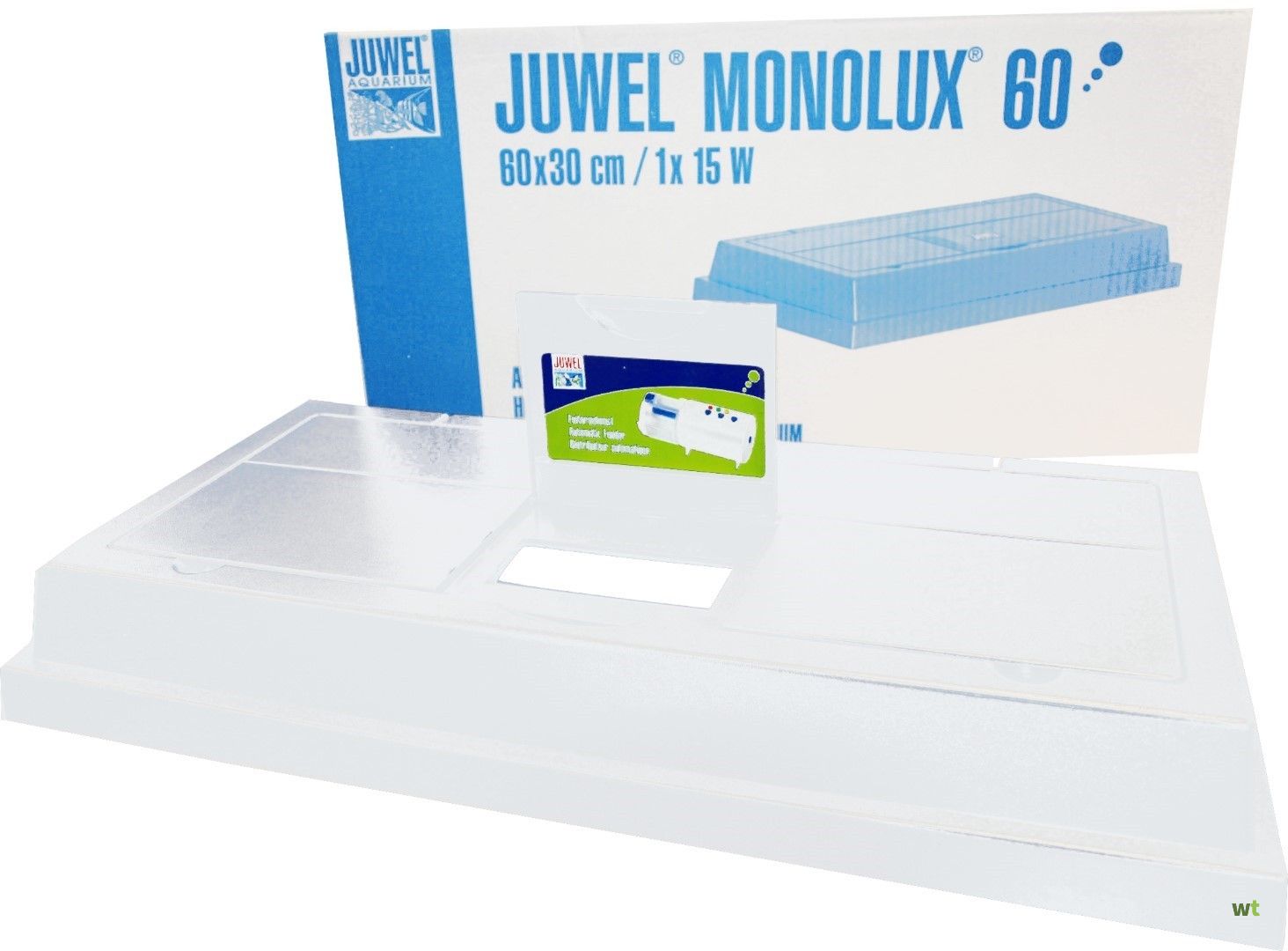 Juwel Monolux lichtkap cm wit met lamp Juwel Gebr. de Boon