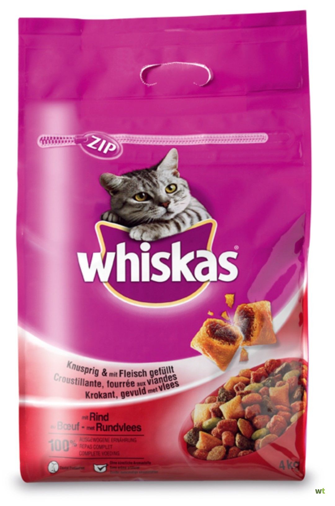 Kattenvoer Droog Adult Rund 3,8 kg Whiskas