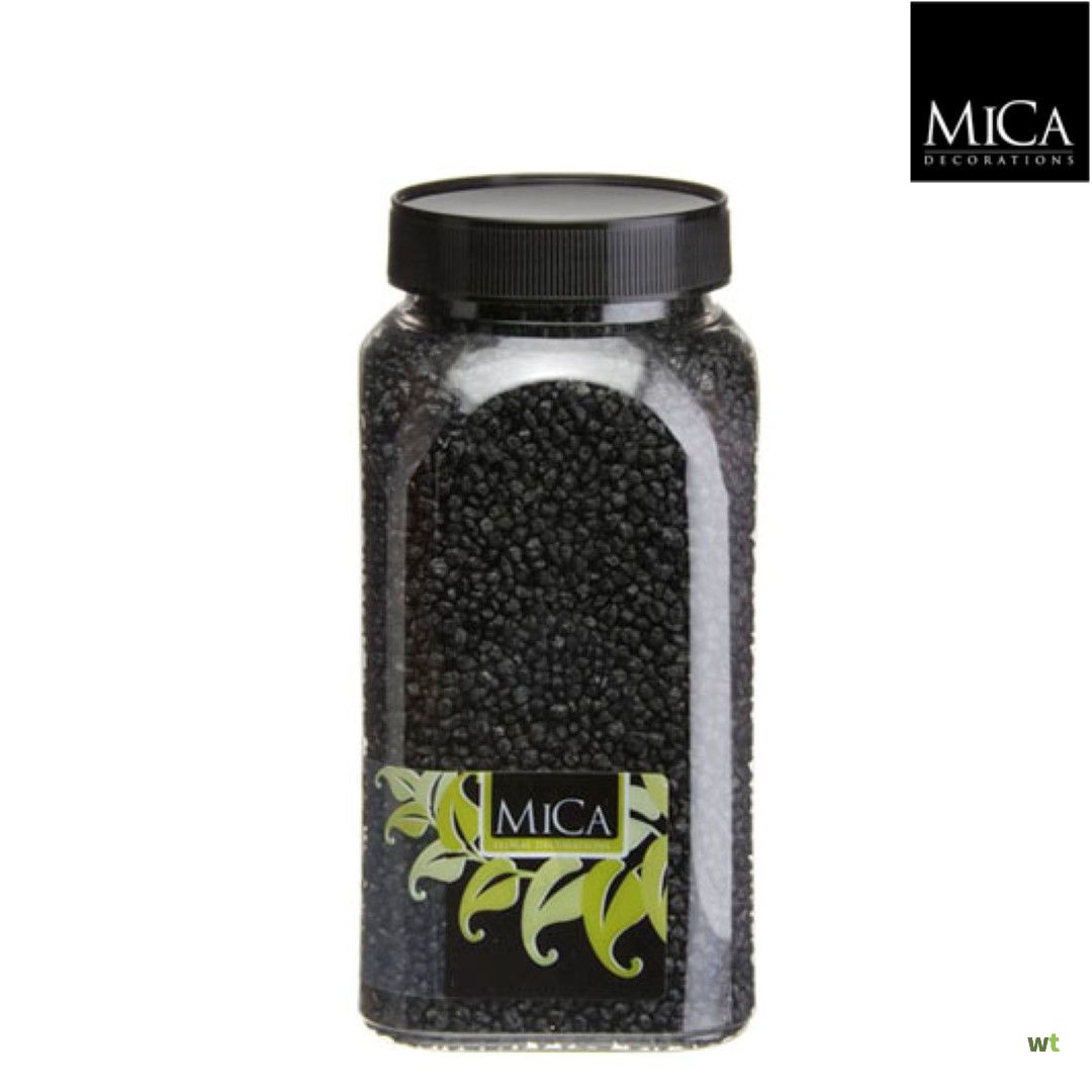 Modernisering Opsommen doe niet Gravel zwart fles 1 kilogram Mica