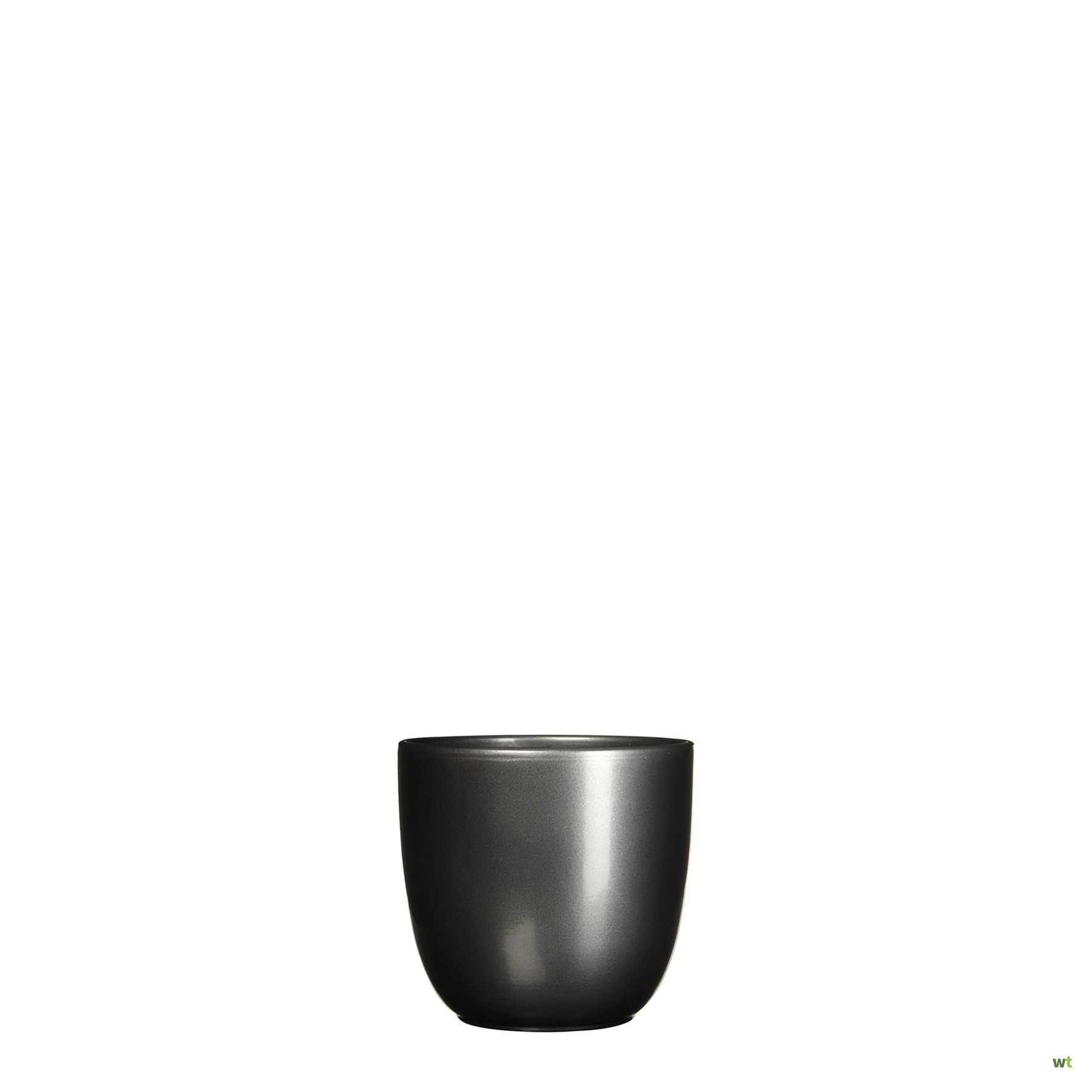 is genoeg Aanleg Modderig Bloempot Pot rond es/7 tusca 7.5 x 8.5 cm antraciet Mica