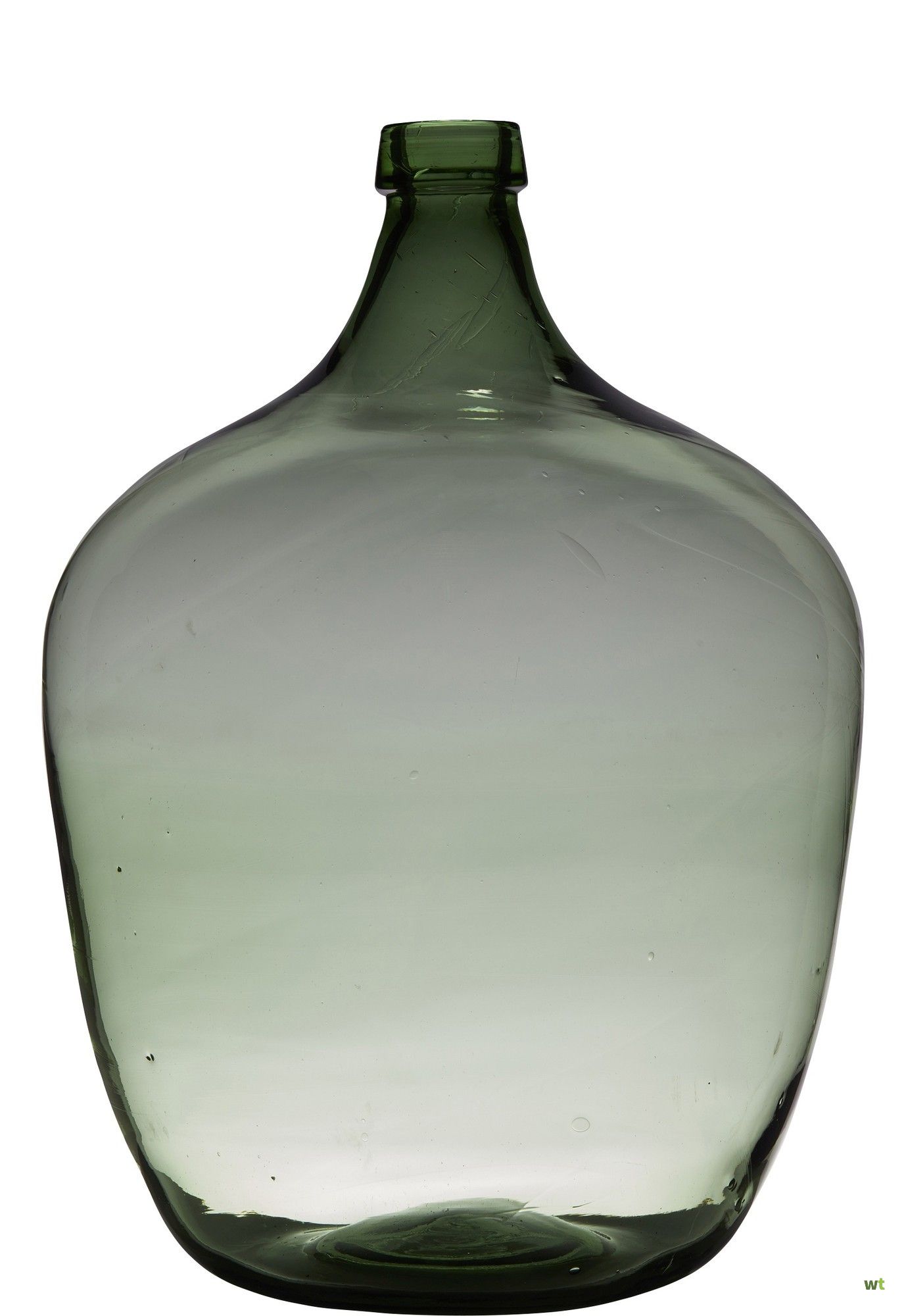 toewijzing scherp barst Glas Kruik 25 liter h50 d34 handgemaakt recycled Green Hakbijl Glass