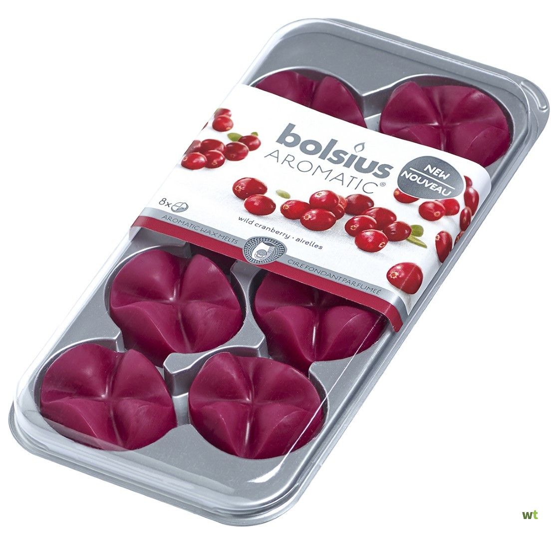 oogsten klem ervaring Gegeurde wax melts pak van 8 Wild cranberry Bolsius