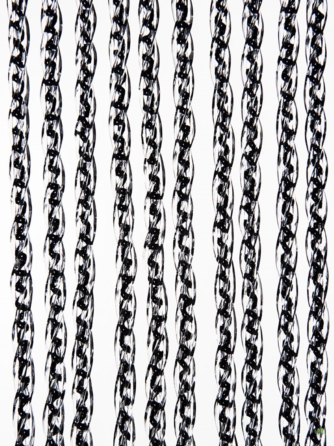 Deurgordijn PVC Orchidea x 240 cm 98 transparant/zwart Wicotex