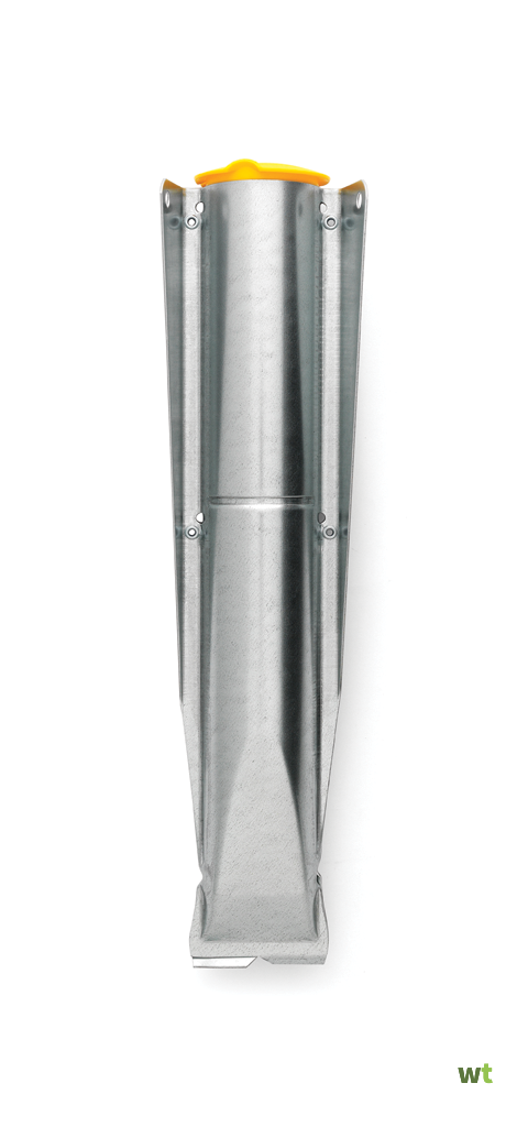 Onderling verbinden desinfecteren kruising Grondanker metaal 50 mm voor droogmolen Lift-o-Matic Advance en SmartLift  Silver Brabantia