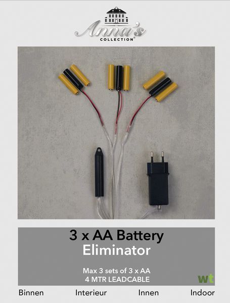Lumineo 4.5V Battery Eliminator - 3 'AAA