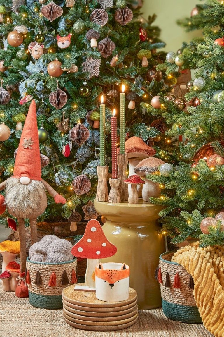 Topf Fuchs Hirsch orange 2 taupe Seasons of Weihnachten sortiert h15xd13,5cm House