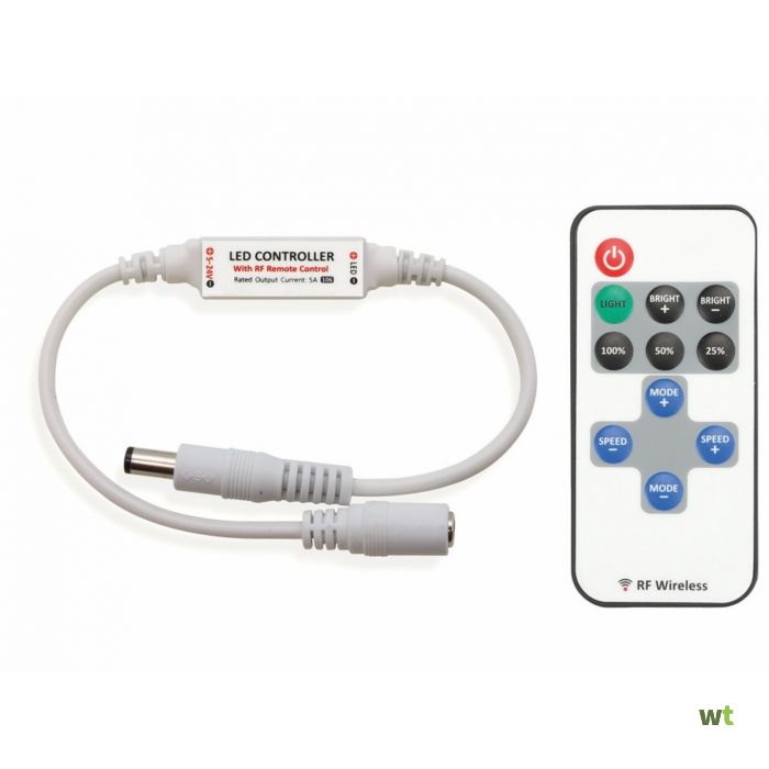 Bezet Dokter Gelijkwaardig Mini LED-dimmer 1 kanaal met RF-afstandsbediening Vellight
