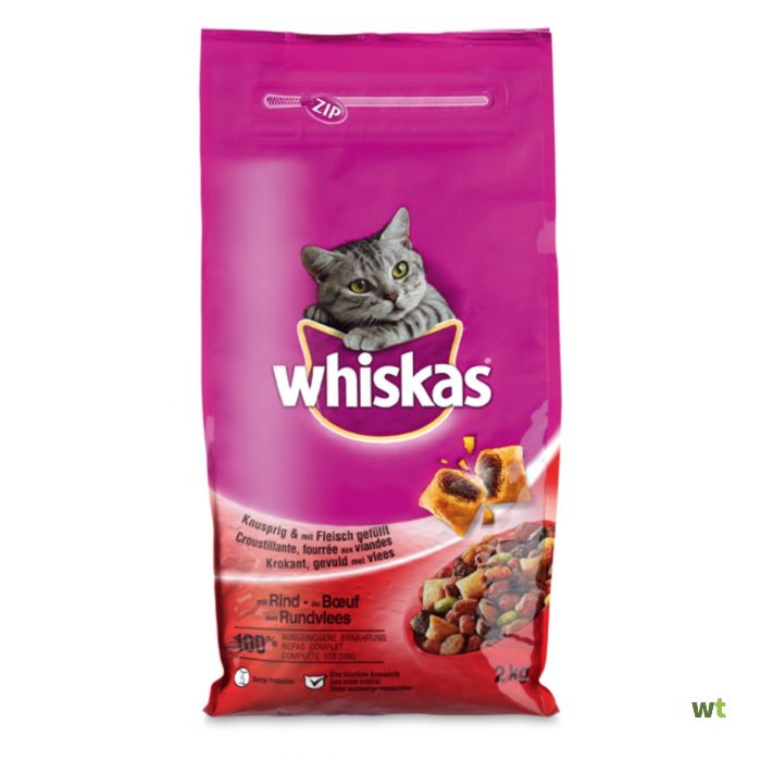 weigeren Overwinnen plakboek Kattenvoer Droog Adult Rund zak 1,9 kg Whiskas