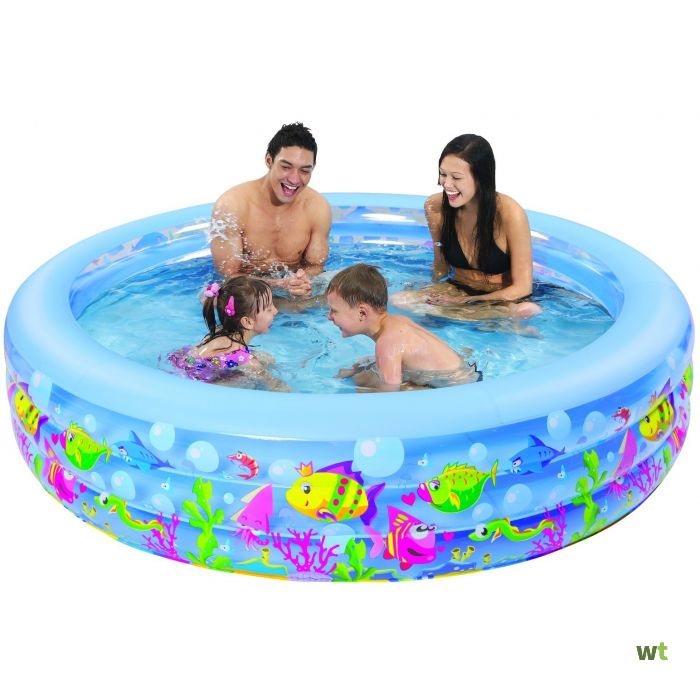herhaling Zonsverduistering band Zwembad opblaasbaar rond aquarium 152 cm ALPC Jilong