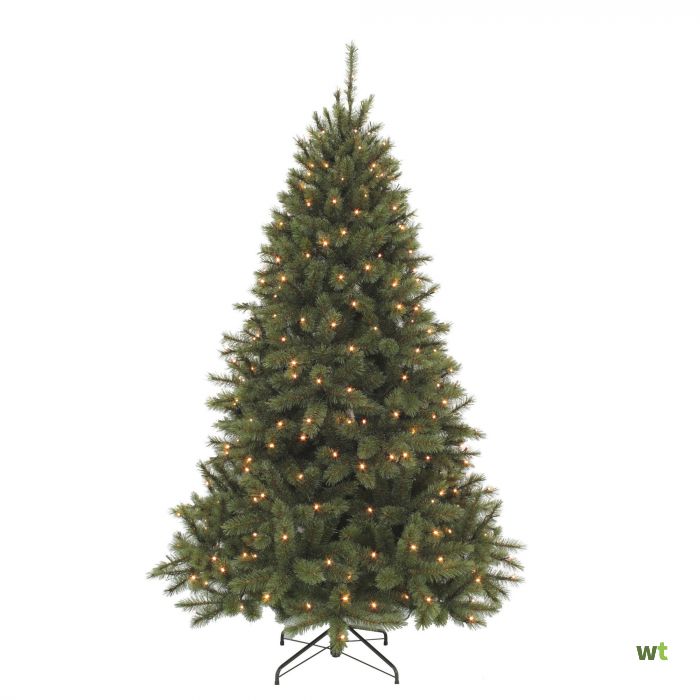 invoegen Familielid jungle Bristlecone Fir kunstkerstboom donkergroen LED d99 h155 cm Triumph Tree