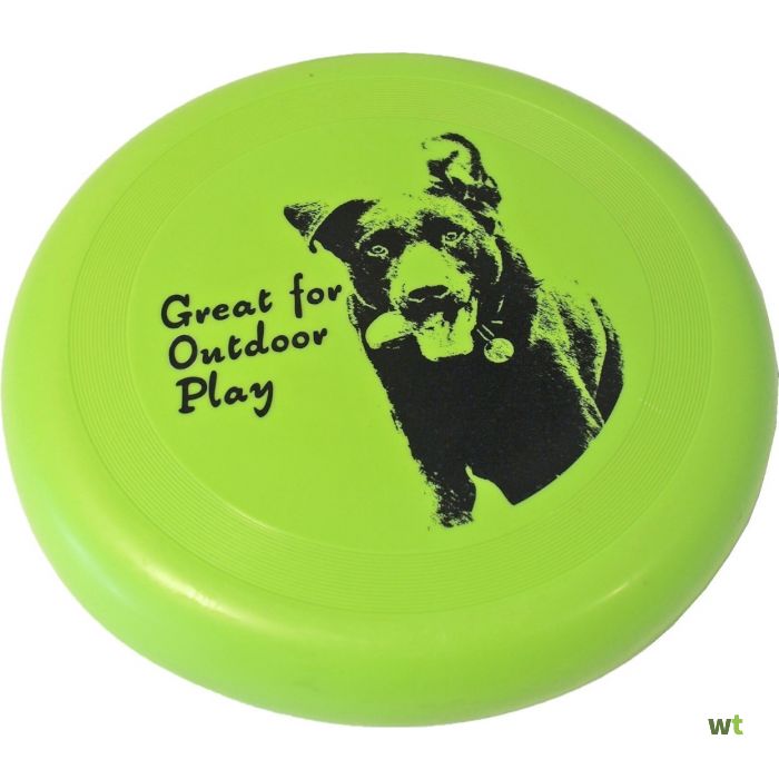 Rationeel Gezond eten Achtervolging Hondenspeelgoed frisbee drijvend 23 cm groen Speelplezier-hond Gebr. de Boon