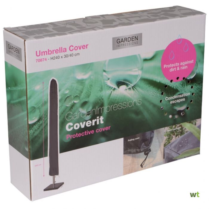 cowboy Begrijpen Onderzoek parasolhoes 240x30/40 cm Garden Impressions Coverit