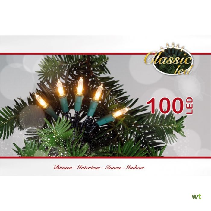 Continent Ezel oosters Kerstverlichting binnen 100 lampjes 10 meter LED Anna's Collection