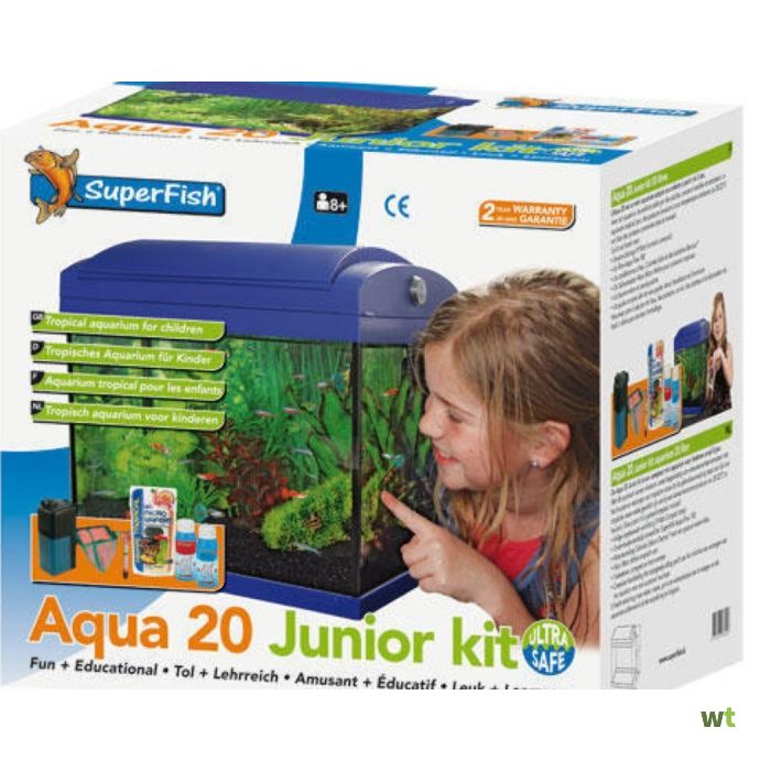 Huiskamer Anemoon vis voordelig Aquarium 20 liter junior set SuperFish