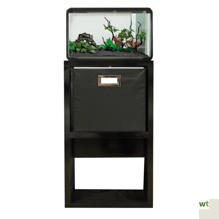 omroeper eenheid chrysant Meubel Home 25 & 40 Zwart aquaria Superfish