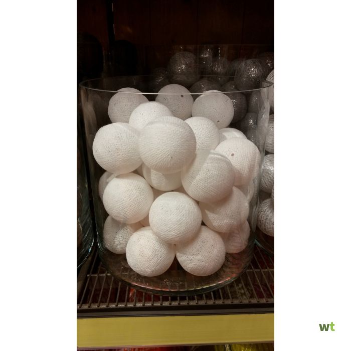 meteoor klap Binnen Wit Cotton Ball