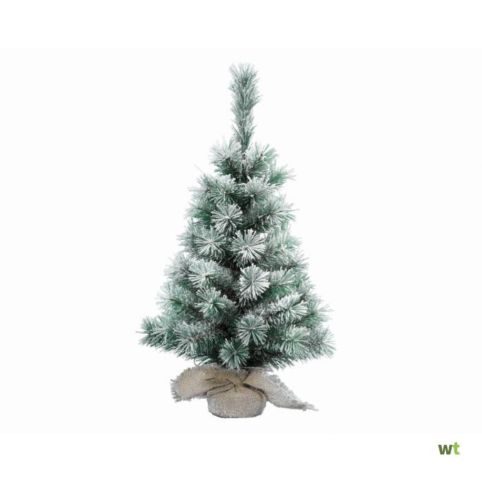 Mini kerstboom tafelboom Vancouver h60 cm groen/wit Everlands