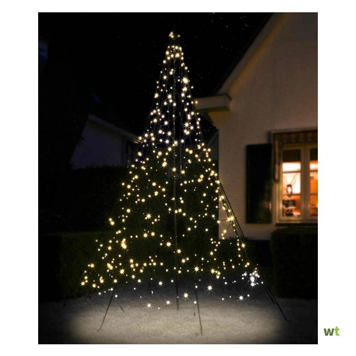 Kerstverlichting verlichte kerstboom cm 480 LEDs Fairybell