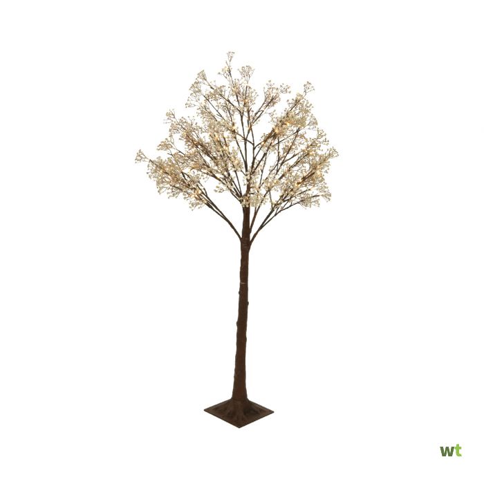 Giet De Dom LED boom bloem buit l180 cm-180L wit kerstverlichting kerstverlichting  Lumineo