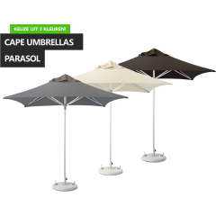 Outlet V: Cape Umbrellas 1 parasol 250 x 250 cm voor 494.99 euro (6096344044002) - Warentuin Collect