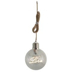 Globe Bulb LOVE LED Filament Tuinlamp Luxform Lighting
