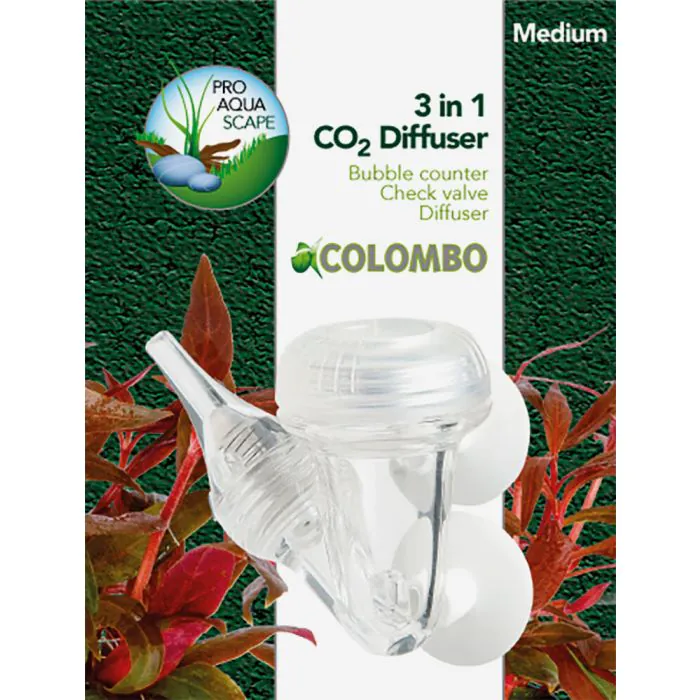 Aquarienbedarf Co2 3-1 Diffusor mittel Colombo